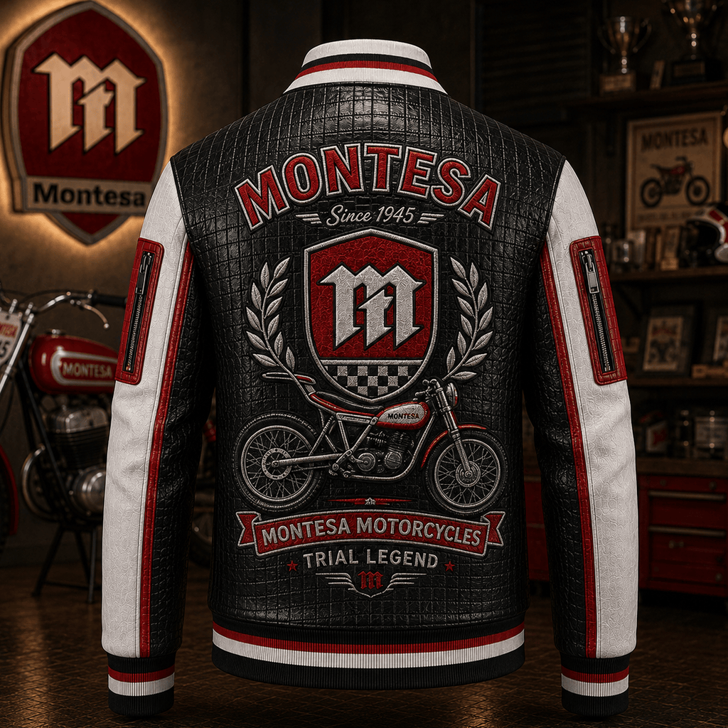 Premium MON Leather Zipper Jacket TNSM