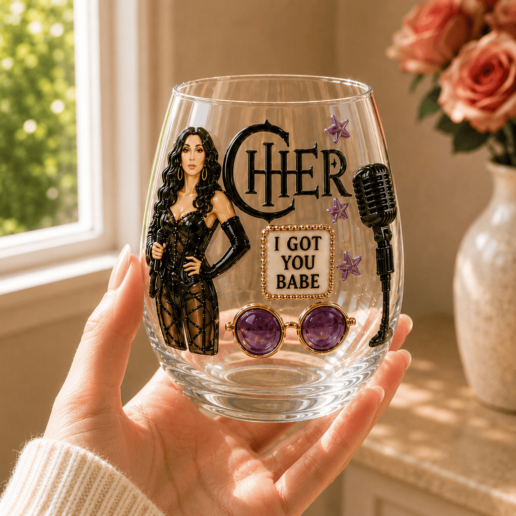 Premium CHER Wine Glass Cup TTTT