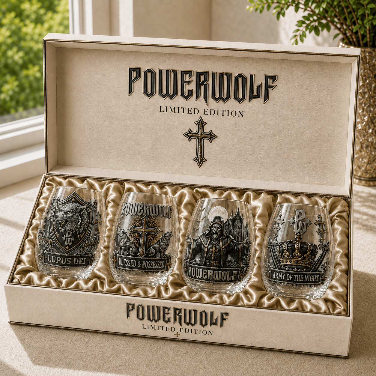 Premium POWF Wine Glass Cup PTT