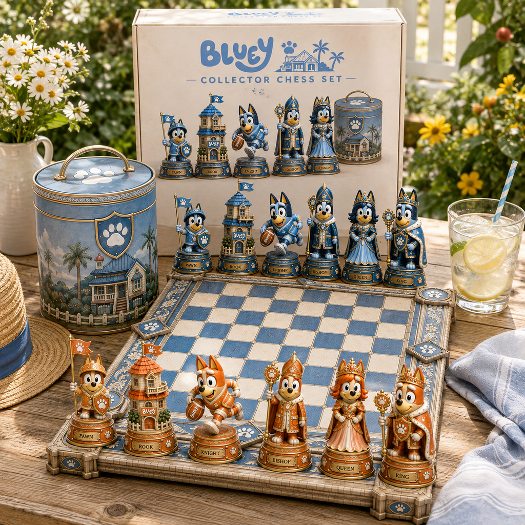 Premium BLU Chess Set NPL