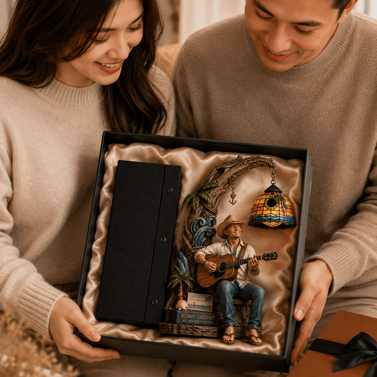 Premium KNCN Bookshelf Figurines Lamp PDL