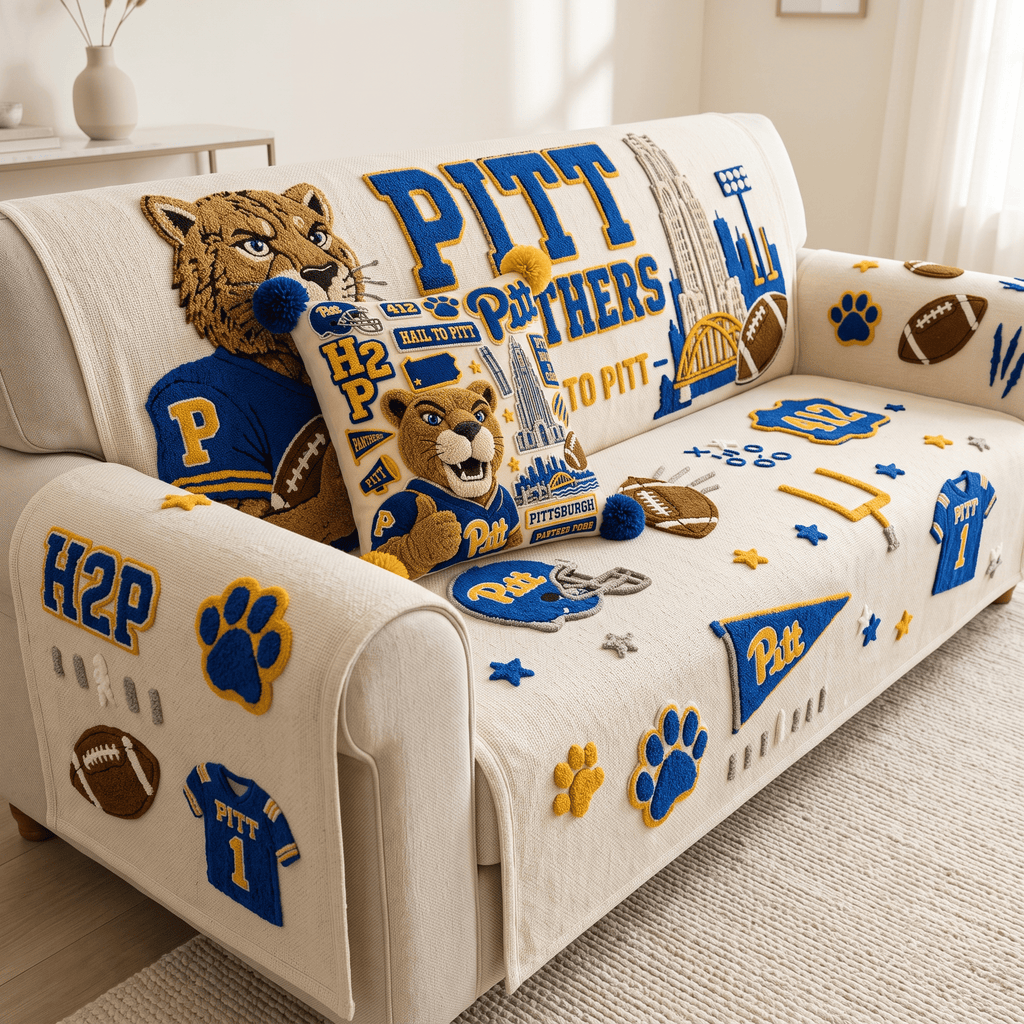 PITTS Tufted Sofa Cover & Pillow Set HTTT