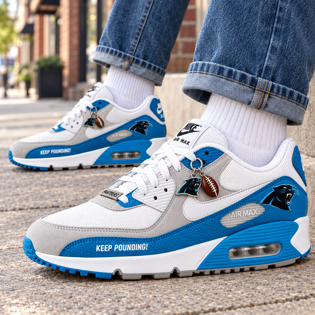 Carolina Panthers Premium Low-Top Sneakers