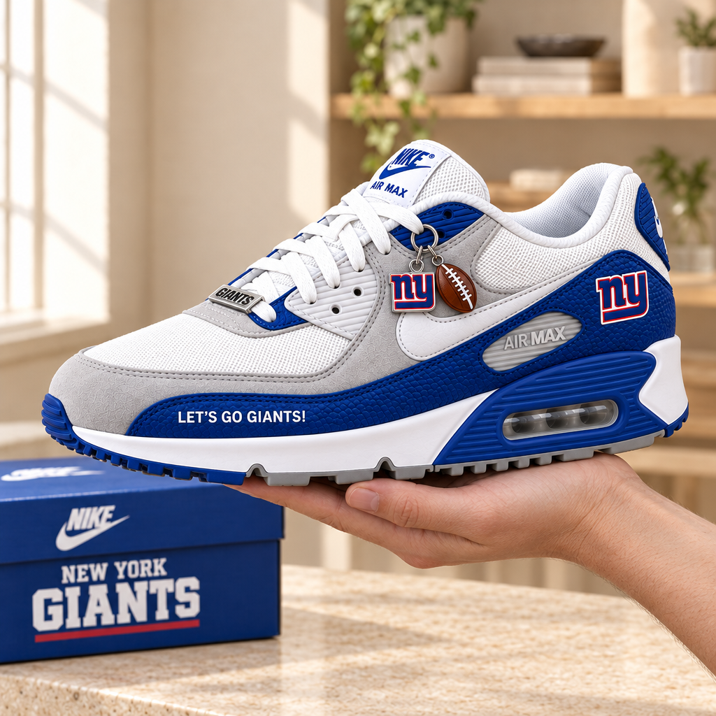 New York Giants Premium Low-Top Sneakers