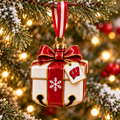 Premium WBG Christmas Bell Ornament PVNA