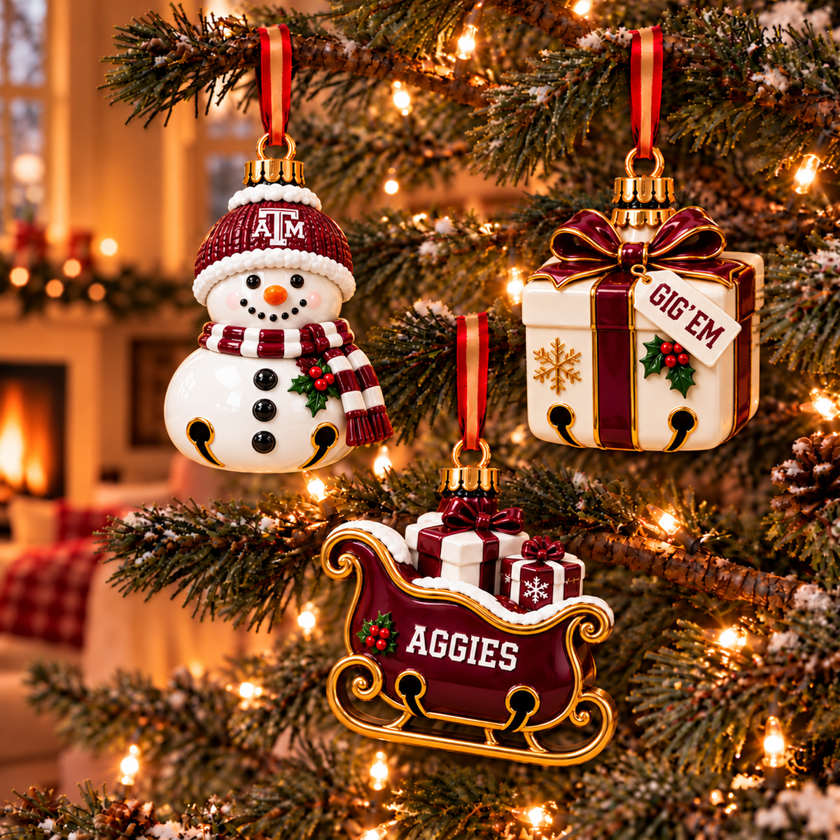 Premium TAMA Christmas Bell Ornament PVNA