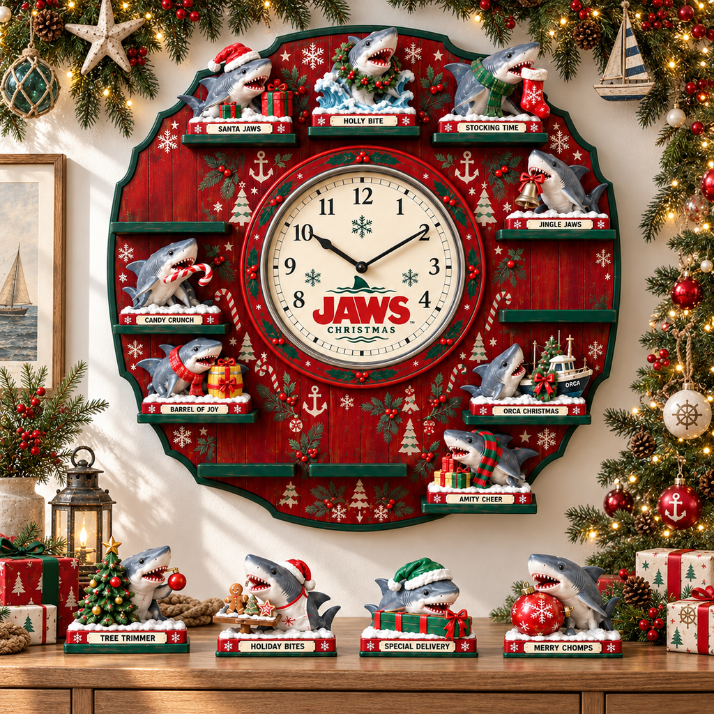 JAWS Premium Christmas Sculpture Clock Collection PTKL