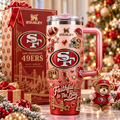 SF49 40oz 3D Embossed Glitter Tumbler Collector Edition TTNL