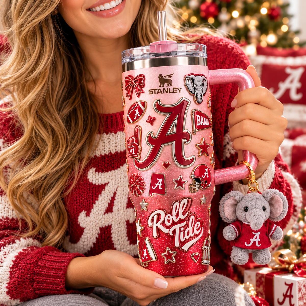 ACT 40oz 3D Embossed Glitter Tumbler Collector Edition TTNL