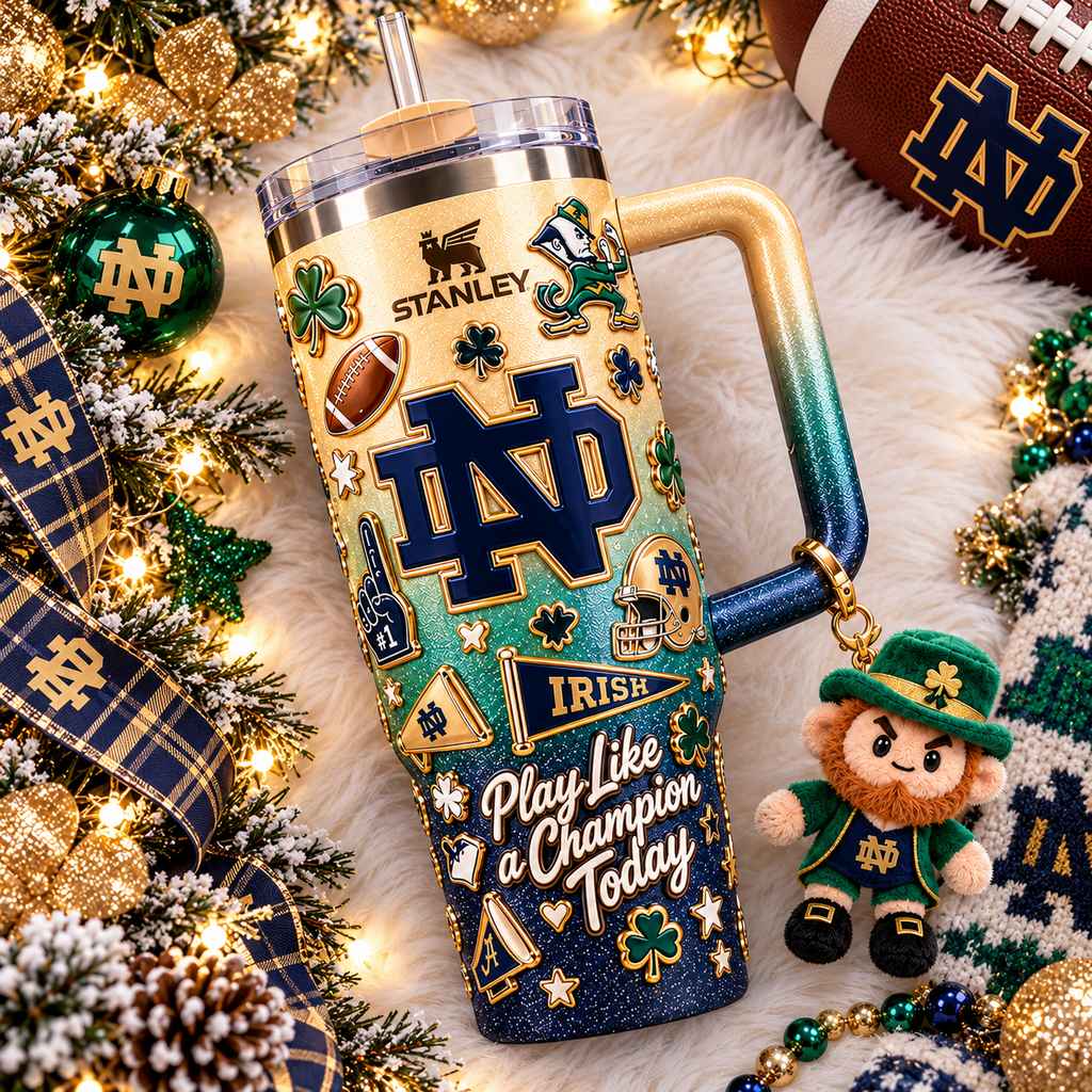 NDFI 40oz 3D Embossed Glitter Tumbler Collector Edition TTNL