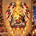 SF49 Illuminated Christmas Nativity Angel Wings PNPA