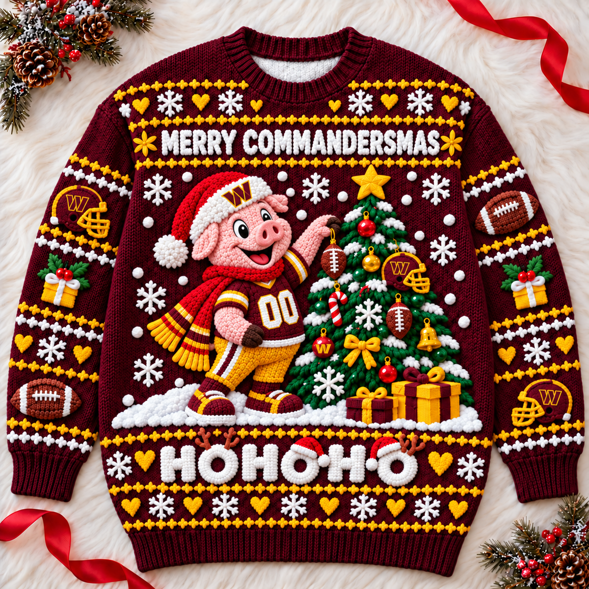 WCD Premium 3D Christmas Sweater TMH