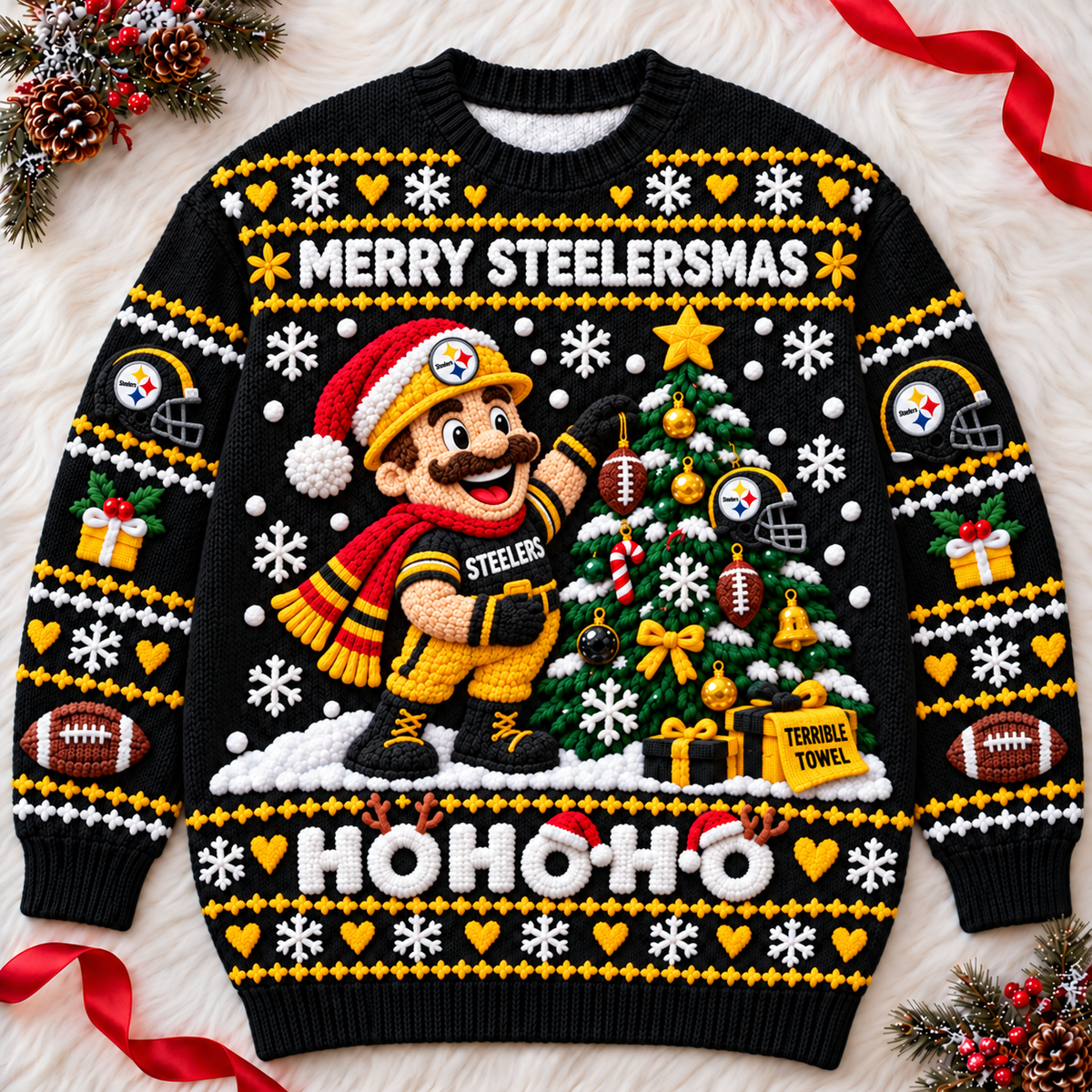 PBS Premium 3D Christmas Sweater TMH