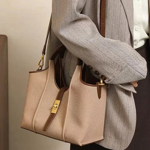 2024 New Handbag, Bags for  Women, High-quality Bucket Bag, Canvas Bag, Women's Crossbody Tote Bag