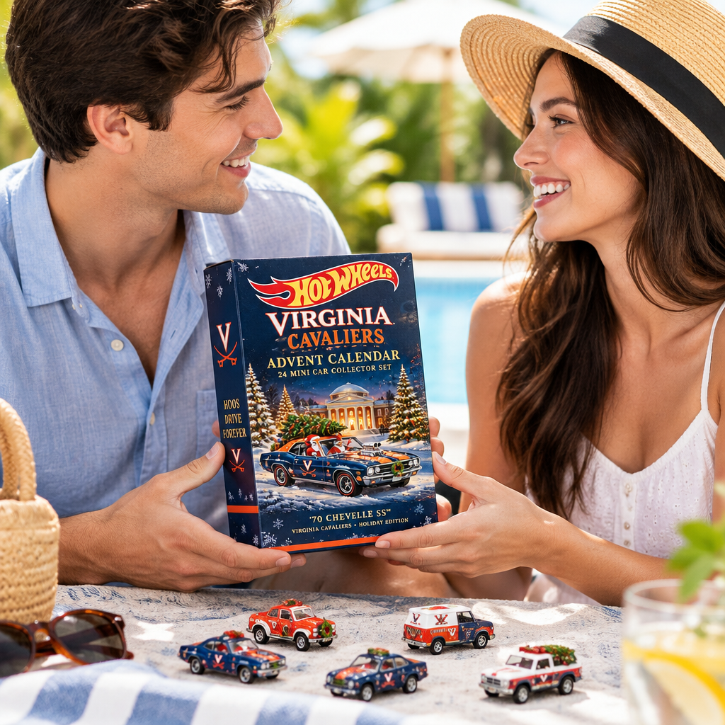 Virginia Cavaliers Premium Mini Car Advent Calendar