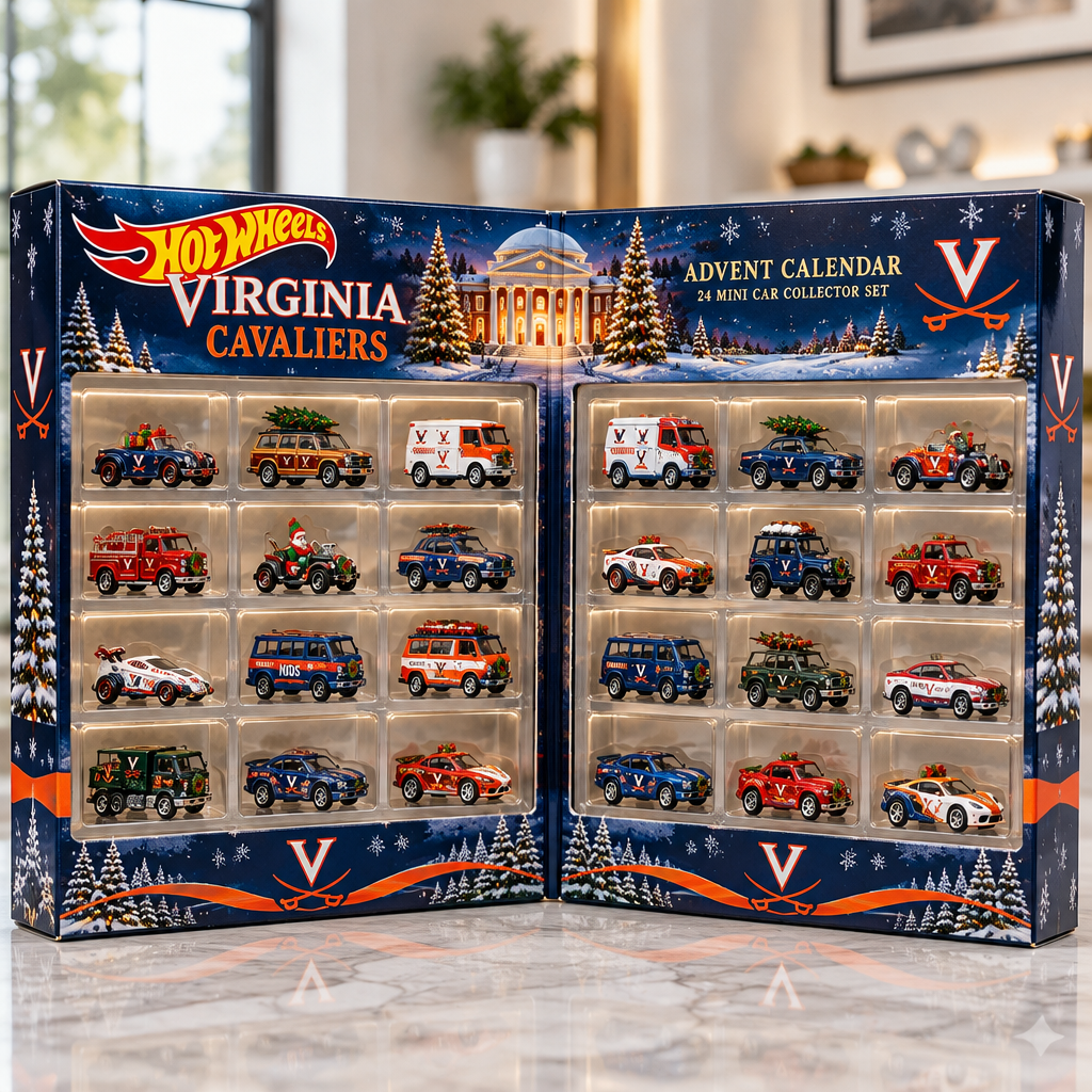 Virginia Cavaliers Premium Mini Car Advent Calendar