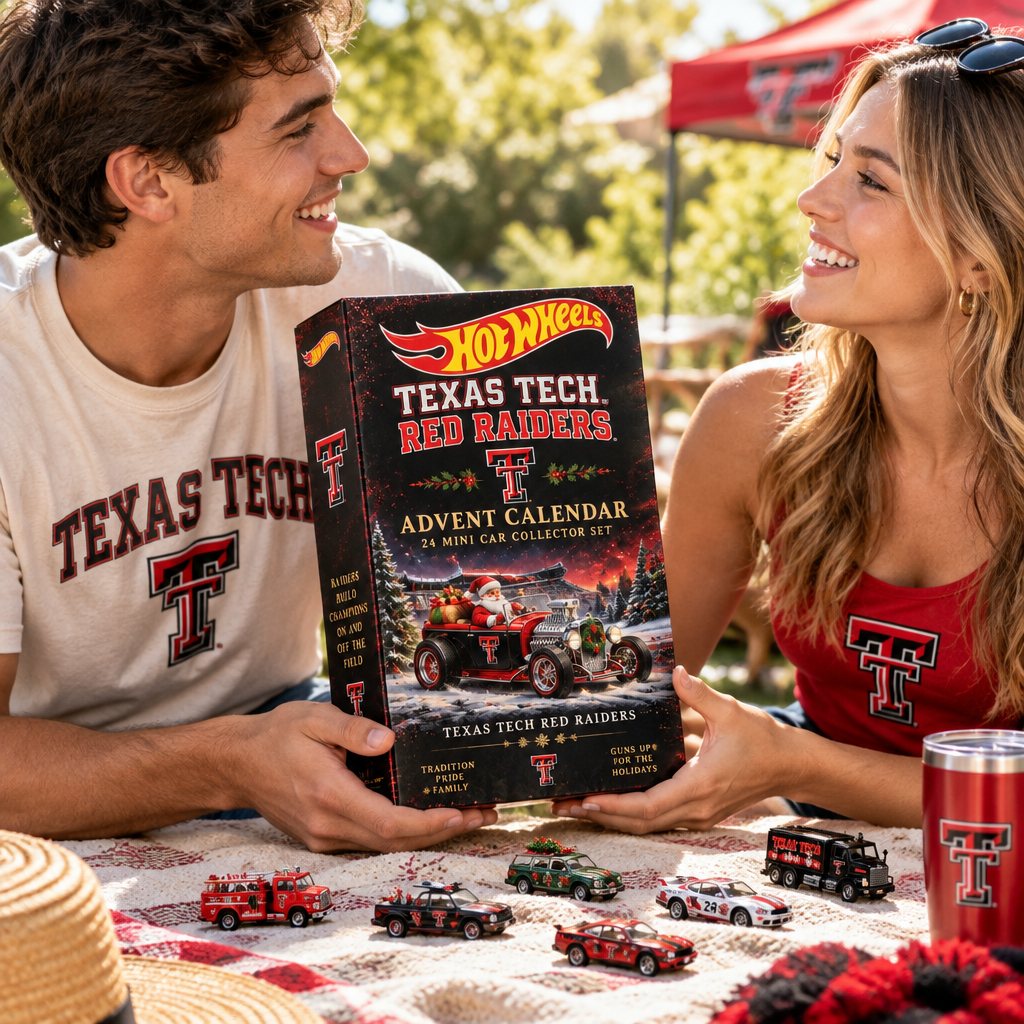 Texas Tech Red Raiders Premium Mini Car Advent Calendar
