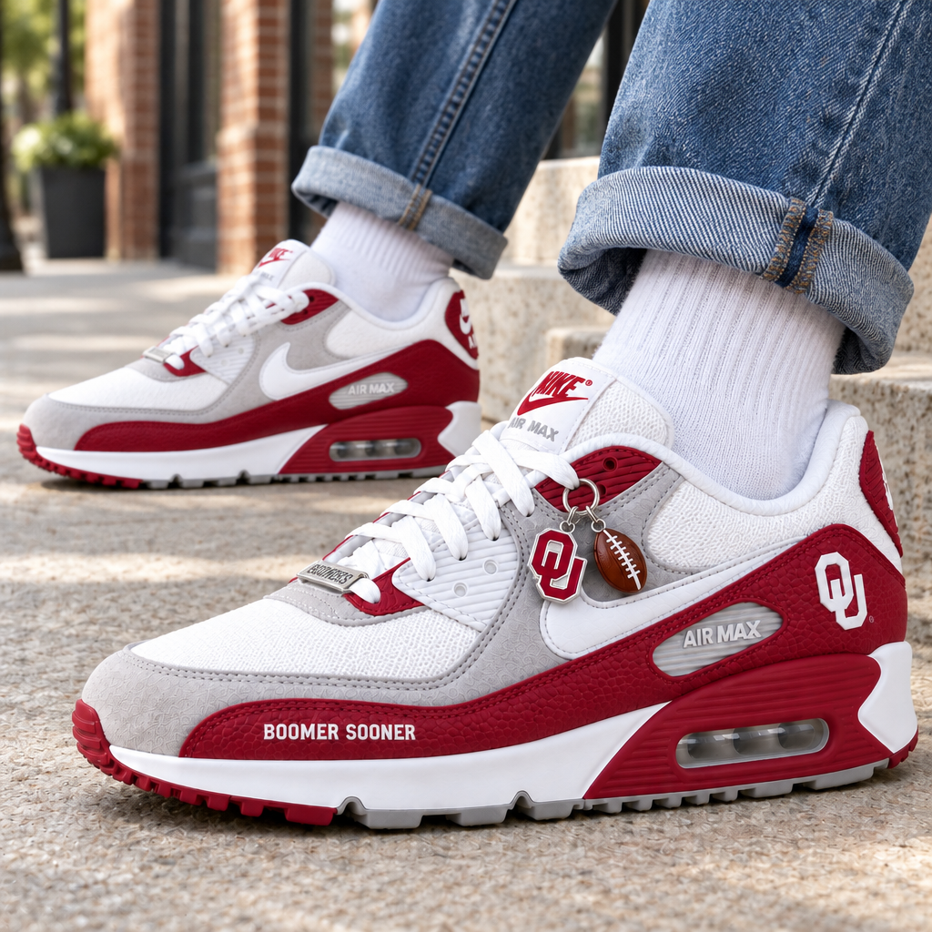 Oklahoma Sooners Premium Low-Top Sneakers