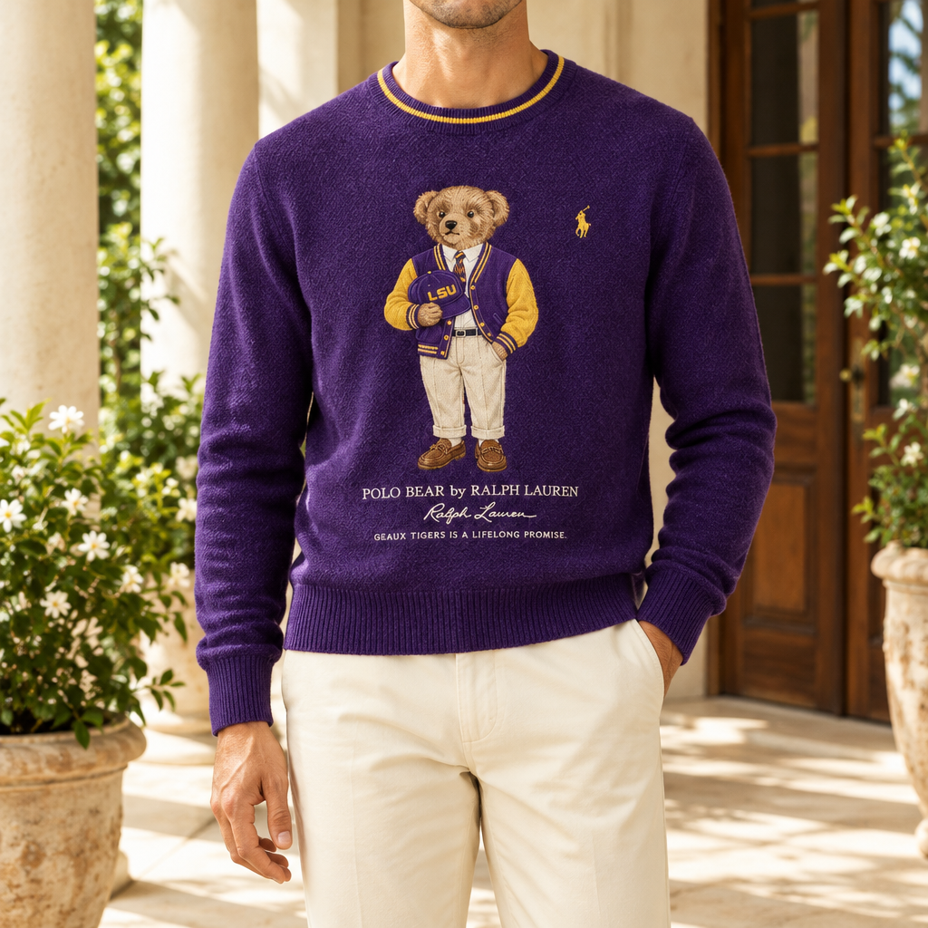 LSU Tigers Premium Crewneck Sweater