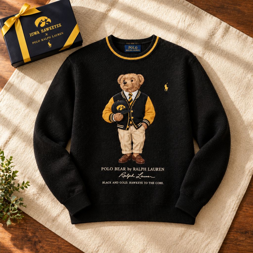 Iowa Hawkeyes Premium Crewneck Sweater
