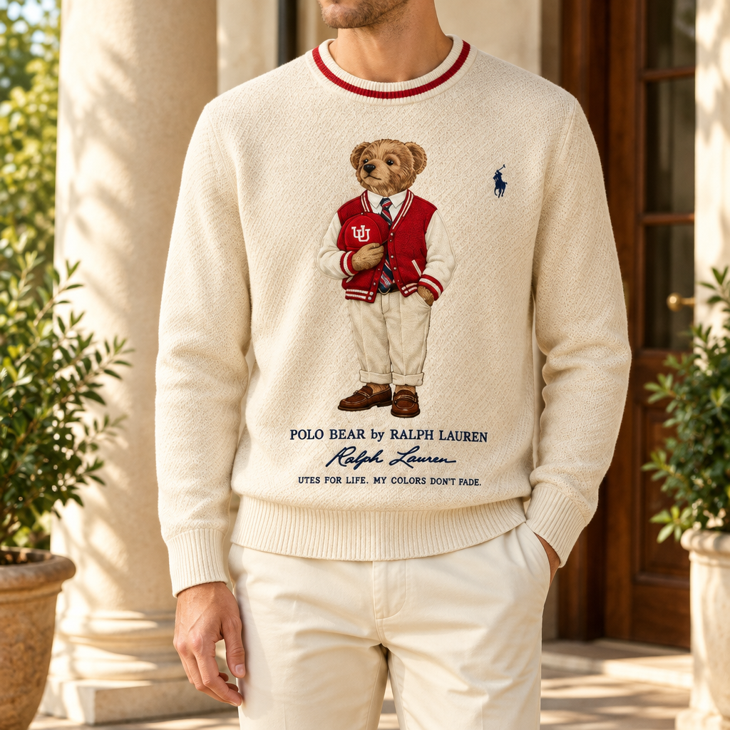 Utah Utes Premium Crewneck Sweater