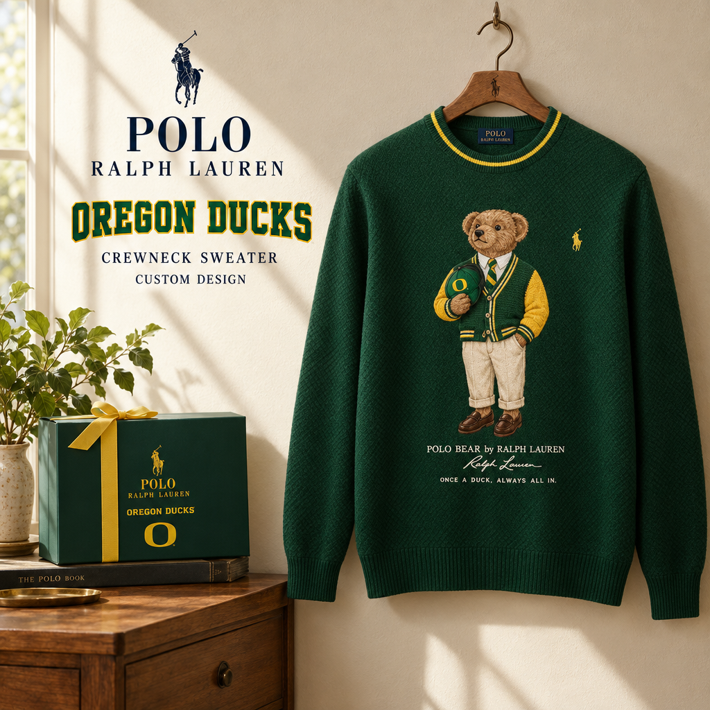 Oregon Ducks Premium Crewneck Sweater