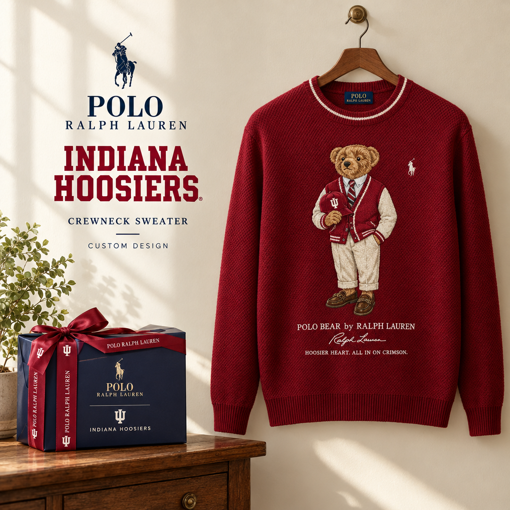 Indiana Hoosiers Premium Crewneck Sweater