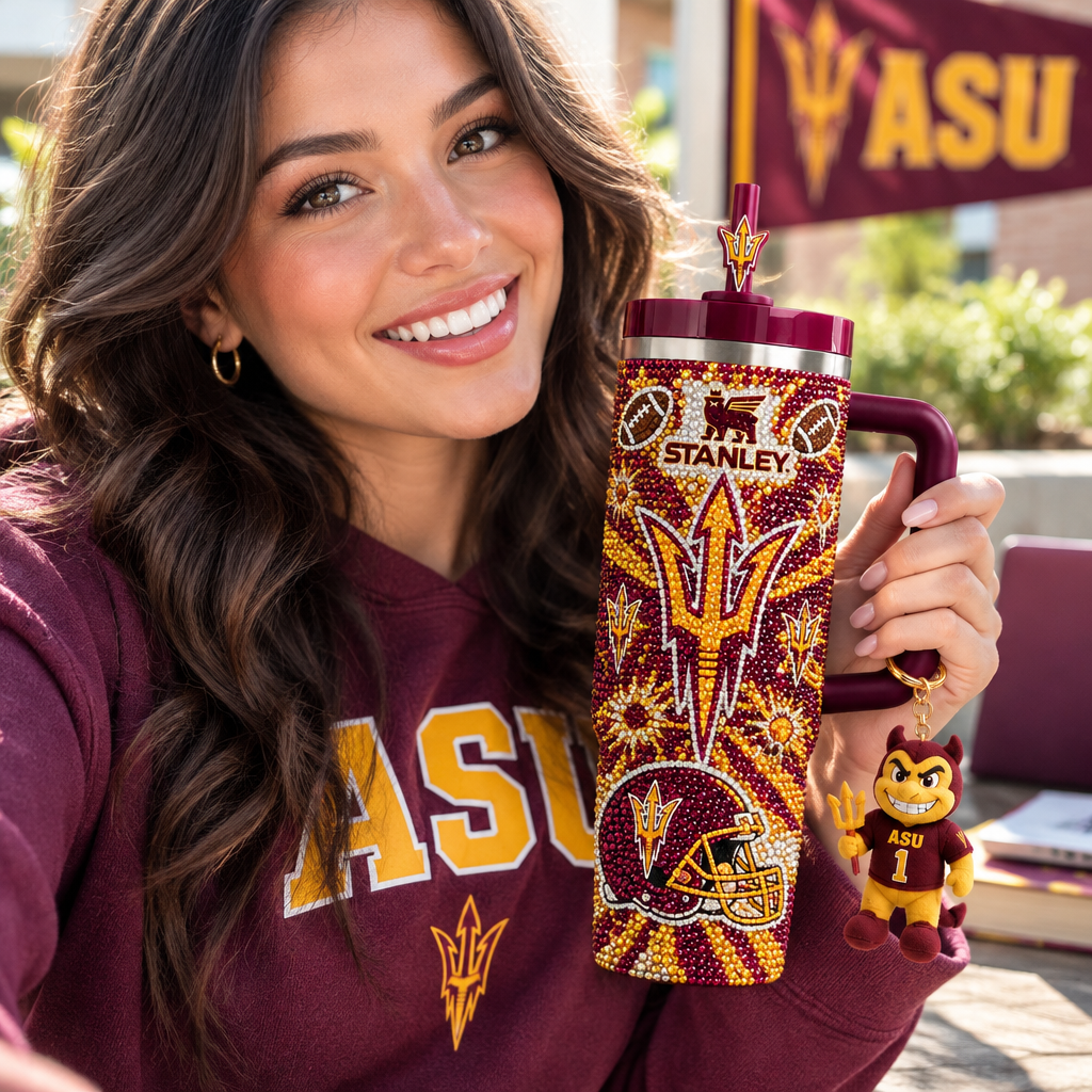 Arizona State Sun Devils 40oz Tumbler With Handle TTNL