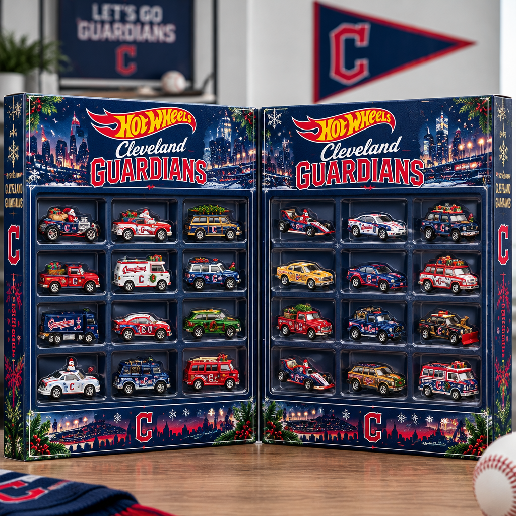 Cleveland Guardians Premium Mini Car Advent Calendar