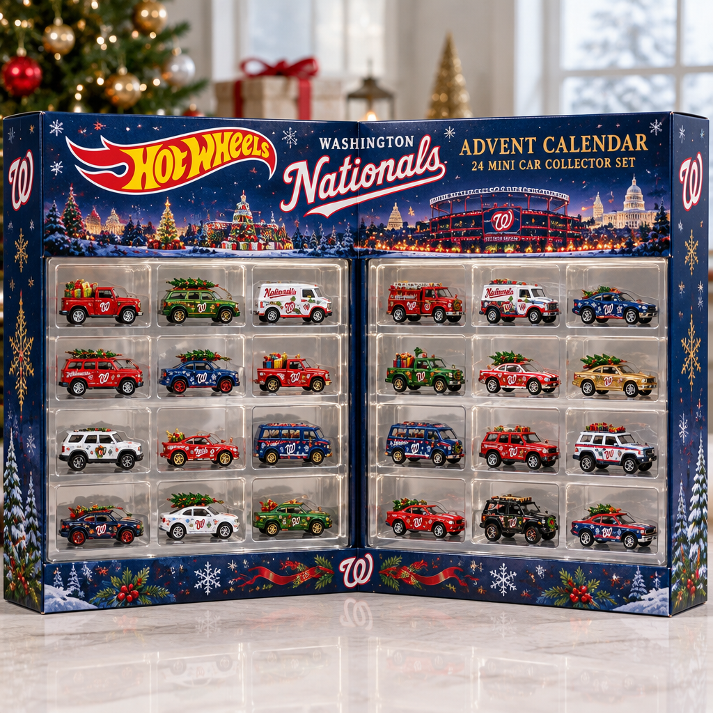 Washington Nationals Premium Mini Car Advent Calendar