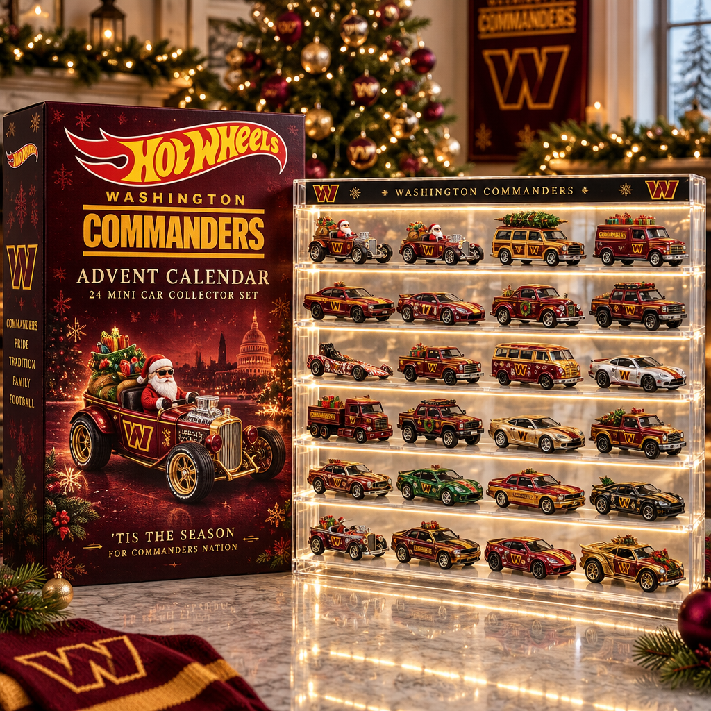 Washington Commanders Premium Mini Car Advent Calendar