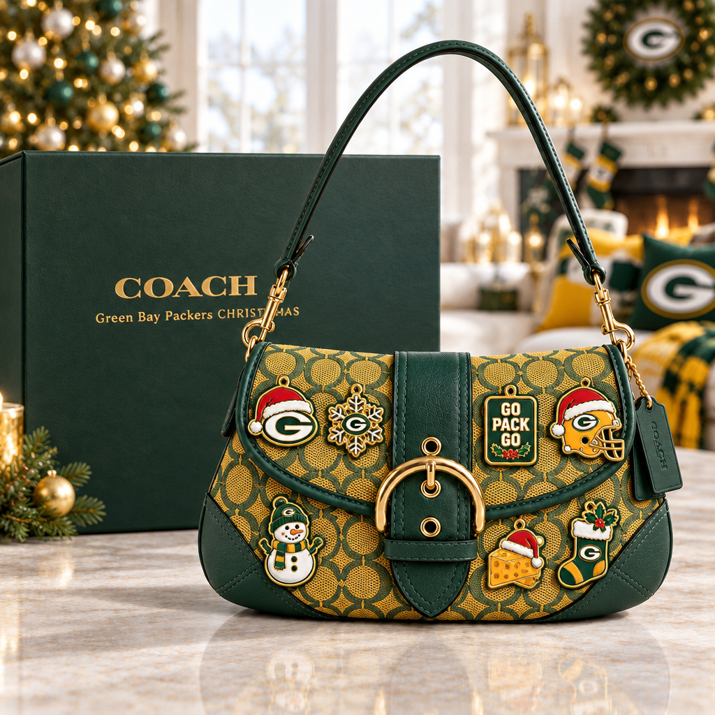 Green Bay Packers Soho Bag With Charm
